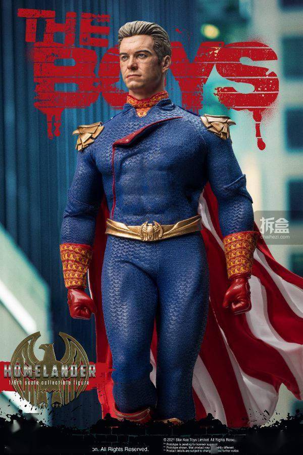 祖国STAR ACE TOYS 黑袍纠察队 祖国人HOMELANDER 1/6可动人偶