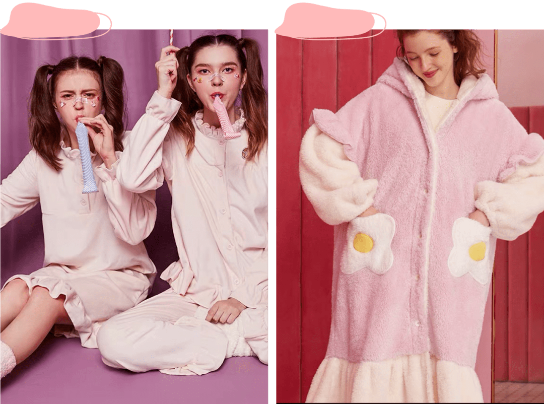 姐妹 毛绒绒家居服来啦！秋冬必备的好看保暖！