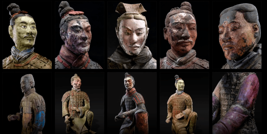 千年前的兵马俑是什么颜色?_秦始皇陵