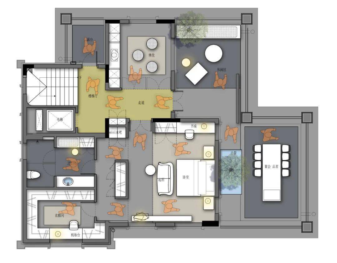 部分方案图含cad源文件部分彩平含psd源文件1