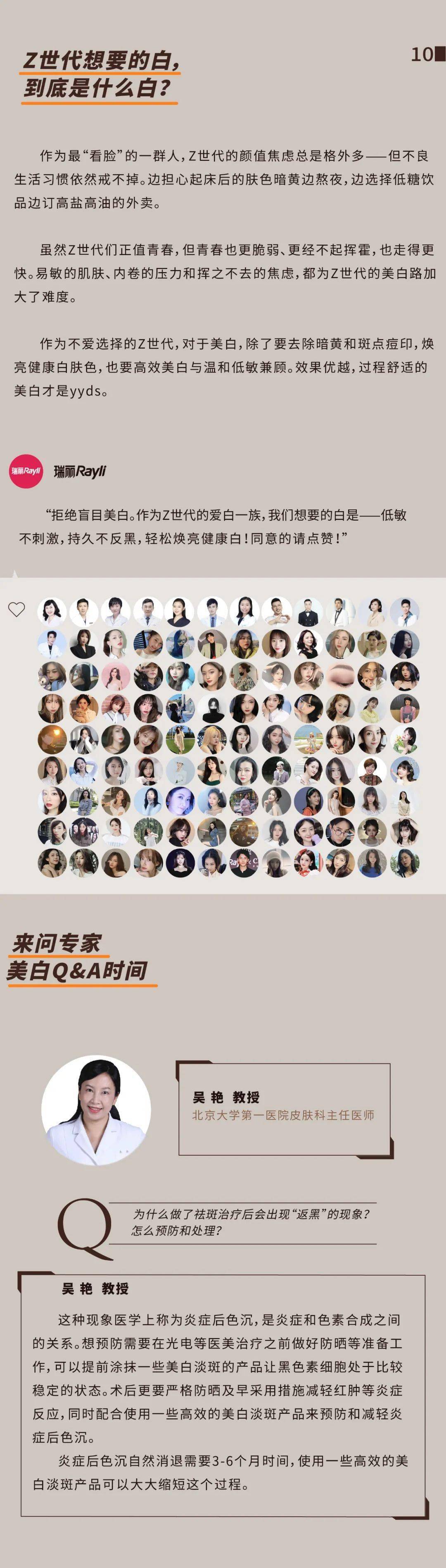 人群友友们，速来批改Z世代美白作业
