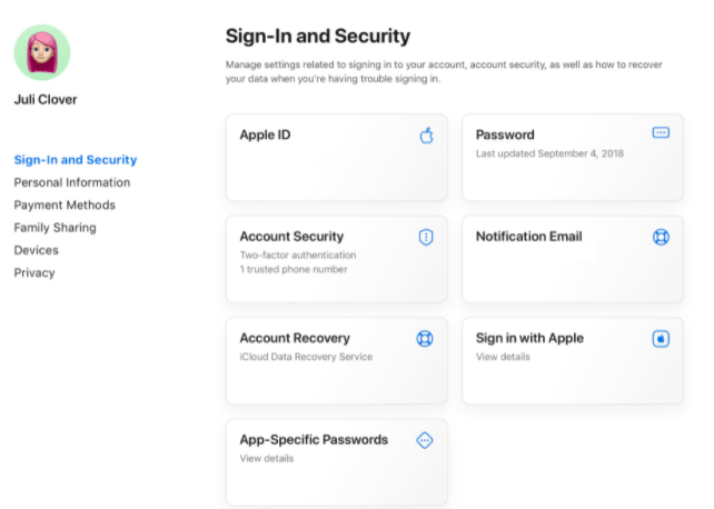 苹果推出重新设计的 Apple ID 网站：更简洁、实用