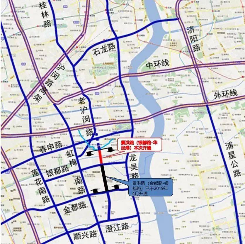 交通闵行66徐汇往返更方便景洪路今天正式通车