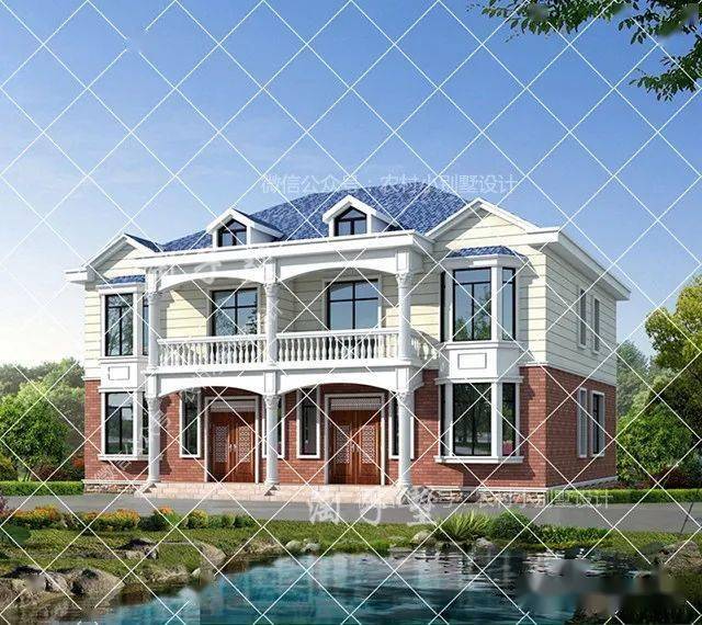 58款兄弟双拼农村别墅来袭盖起来就是全村最豪没有之一