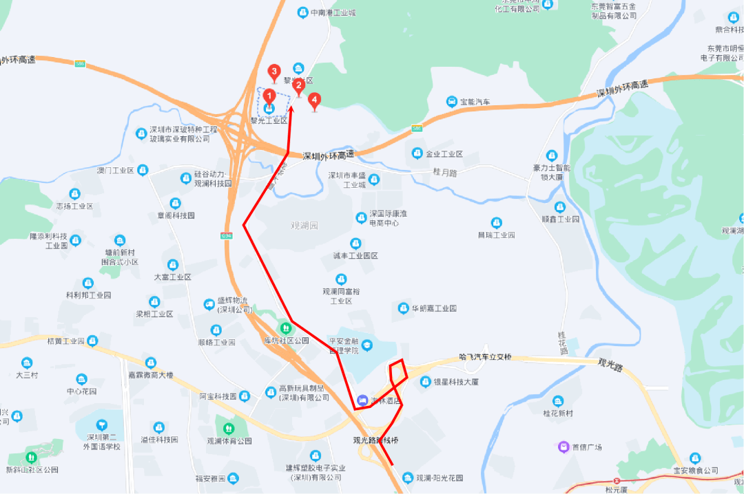 四会大道限行示意图图片