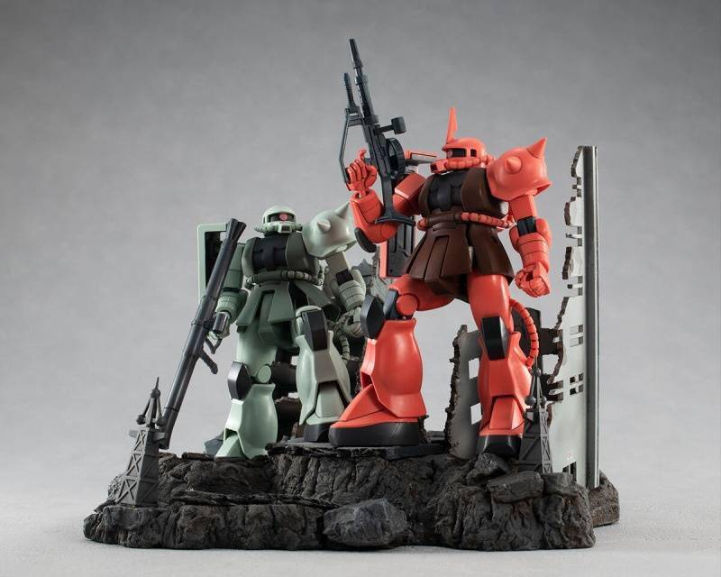 机动战士高达|模玩资讯：MEGAHOUSE RMS 机动战士高达 HG 1/144 情景模型