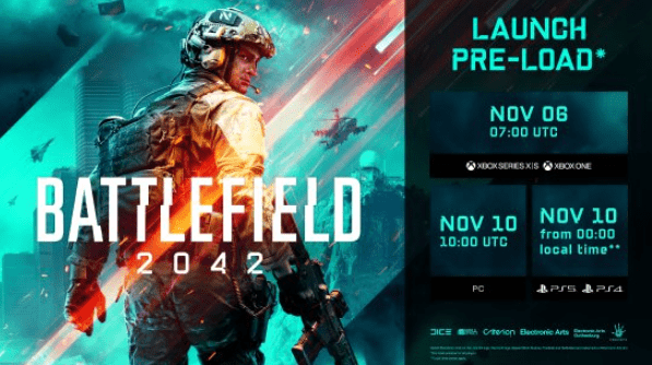 玩家|Xbox 版《战地 2042》预载开启，PC、PS 玩家需等到 11 月 10 日
