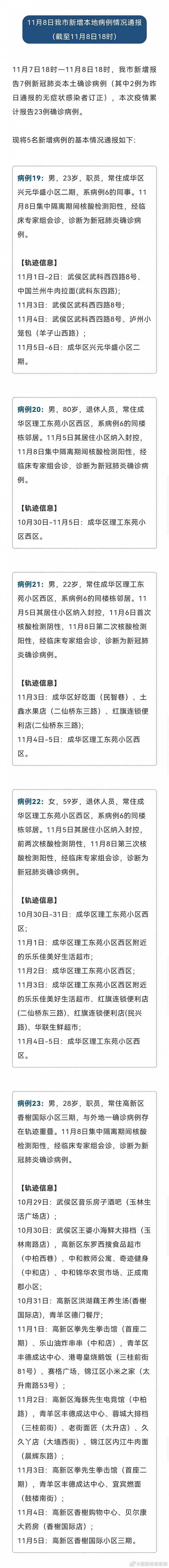 感染者|成都新增7例新冠肺炎本土确诊病例