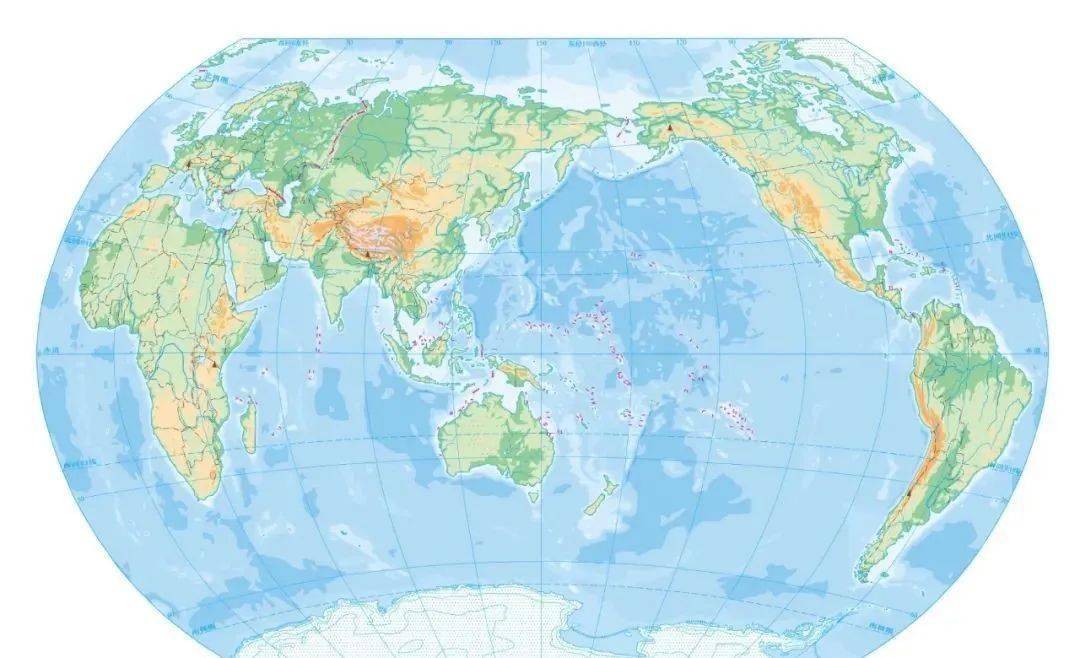 备考干货 高中地理必备高清地图和省区地形行政区划图 世界