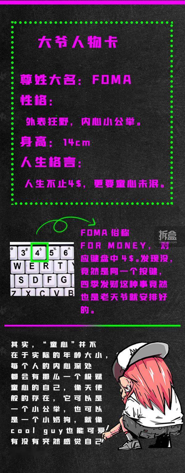 出货不误正业 FOMA 潮玩手办摆件