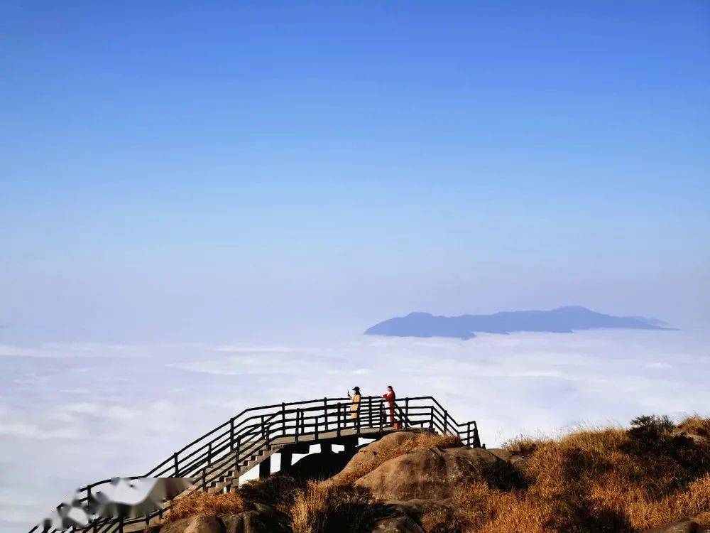 德化石牛山天空之心岱仙瀑布超长索道