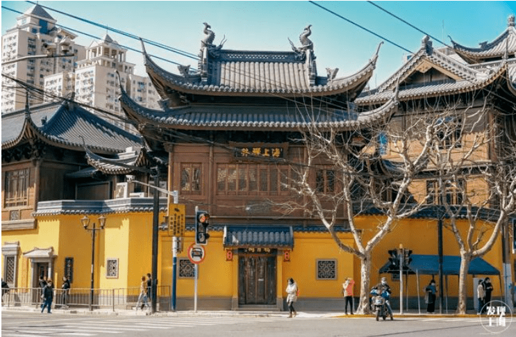 江宁路安远路车水马龙中的玉佛寺俗世中的禅