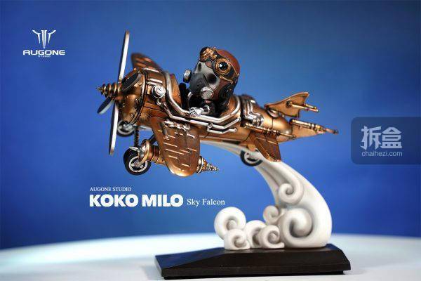 猎鹰号AUGONE STUDIO KOKO MILO 天空猎鹰号 潮玩摆件