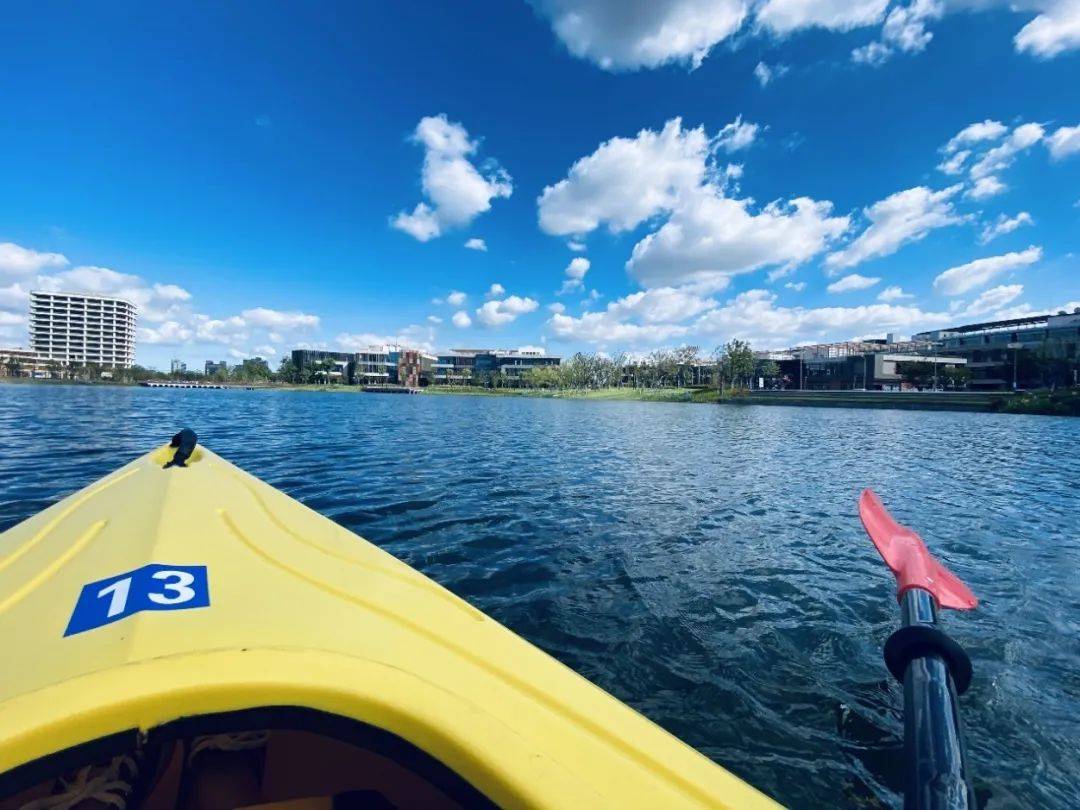 打卡走起周末去森兰湖边安营扎寨