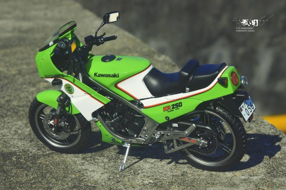 文章|模玩秀：长谷川 1/12 川崎KR250 摩托