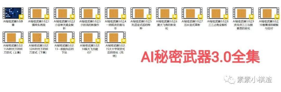 【涨棋秘籍】AI秘密武器3.0系列新鲜出炉