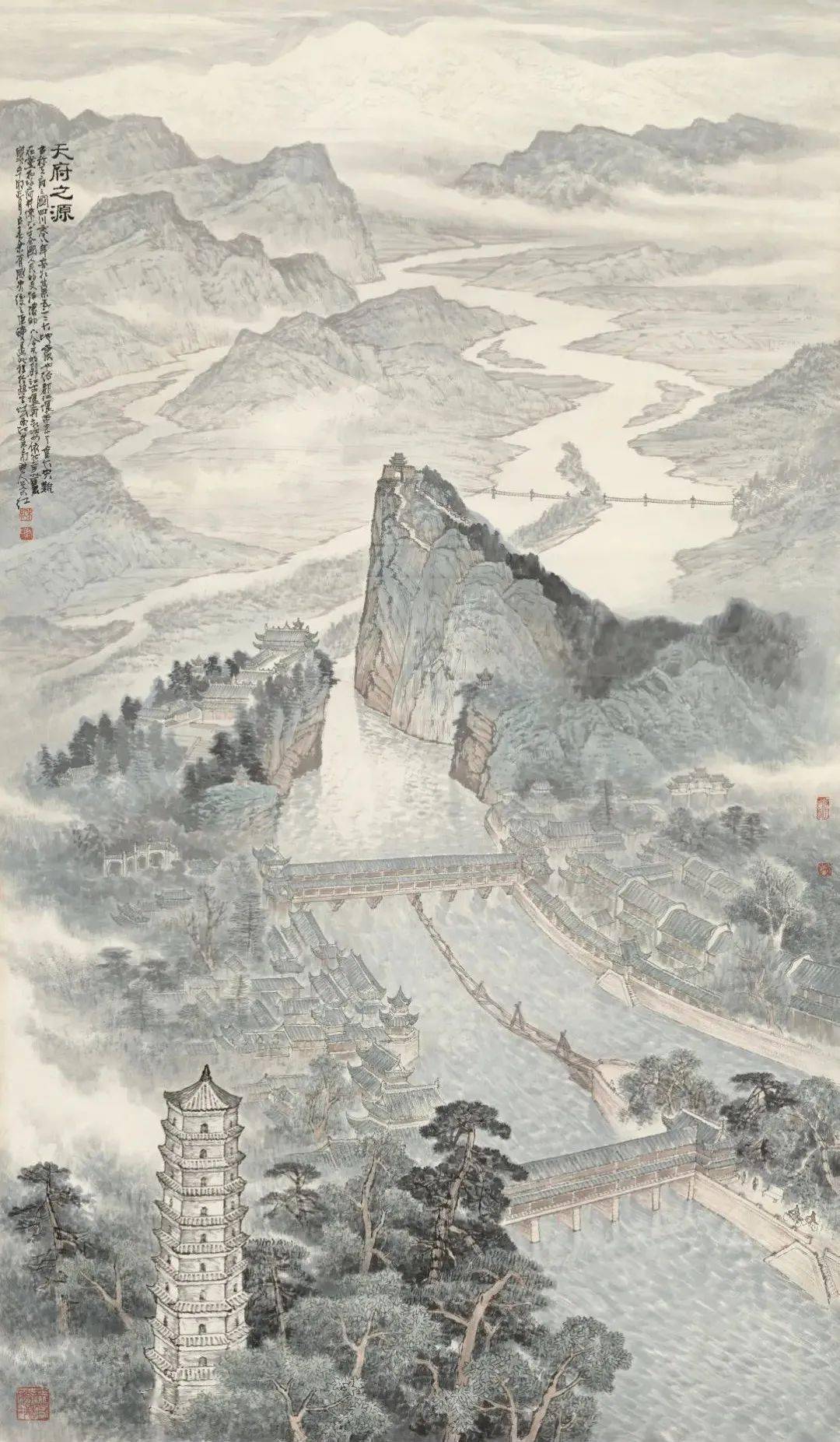 蜀中山水画名家姚叶红先生的作品以大气磅礴,色彩富丽,灿烂奔放,质朴