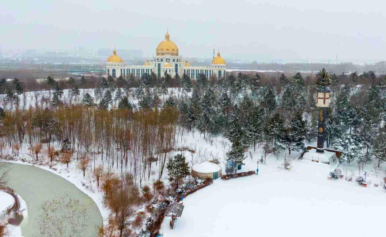 冰天雪地|吉林松原迎今冬首场大雪 冰天雪地美景如画