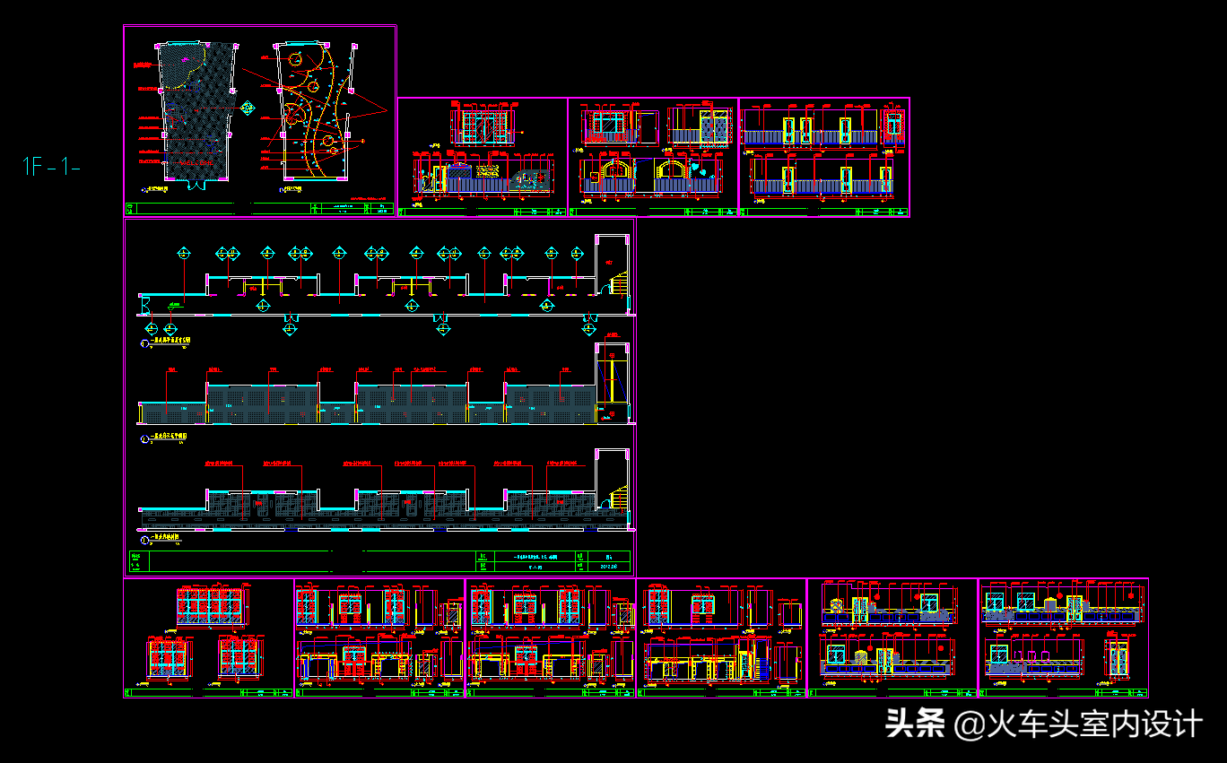 幼兒園託兒所室內設計cad施工圖紙效果圖水電圖紙弱電效果圖