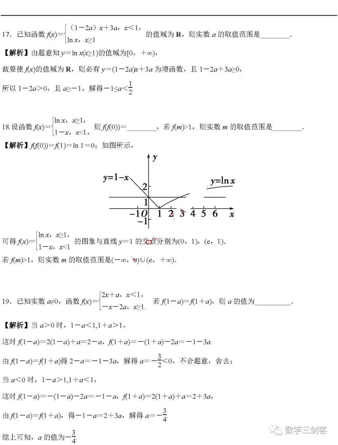 版权|高中数学 | 高中数学「函数」必考9大专题+58个必考点梳理！