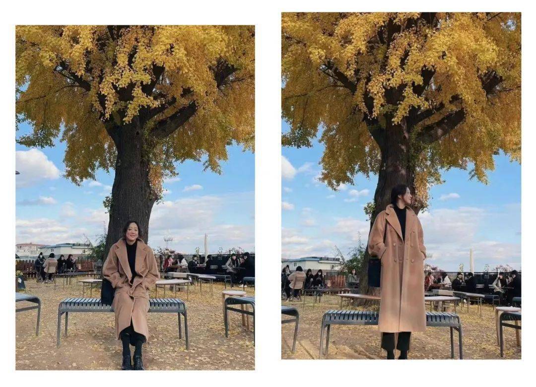 高领衫 长大衣+直筒裤=气质翻倍，这一套谁不说绝！