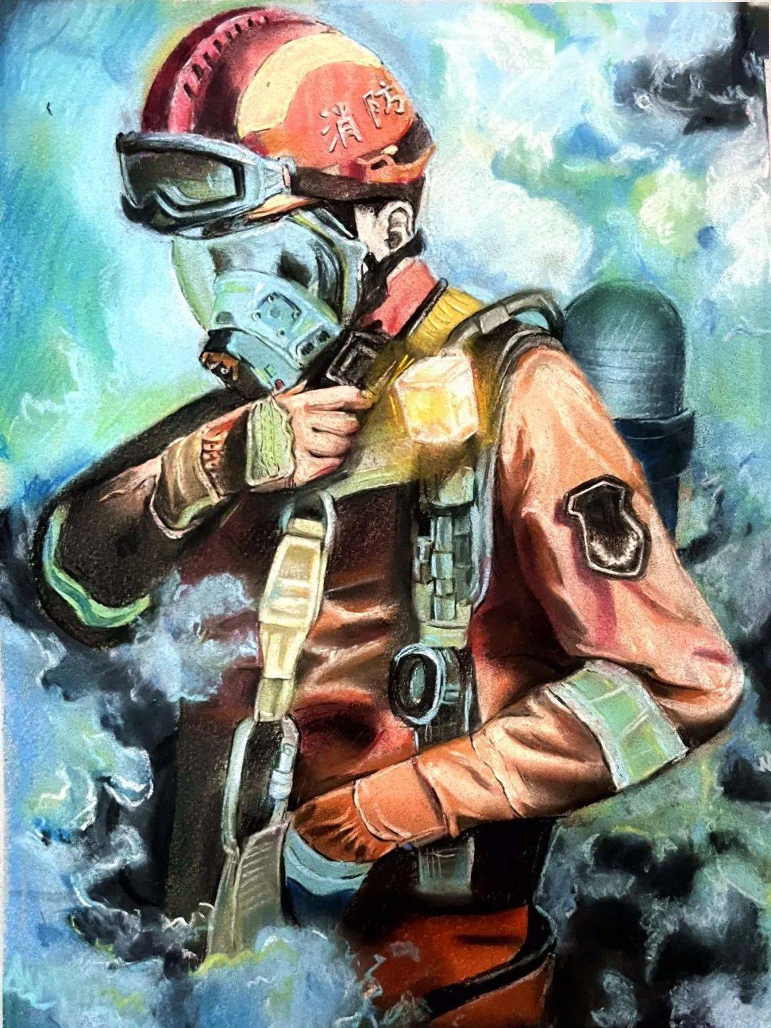 消防宣传月系列报道七丨岳阳市学生消防安全教育主题美术作品展一