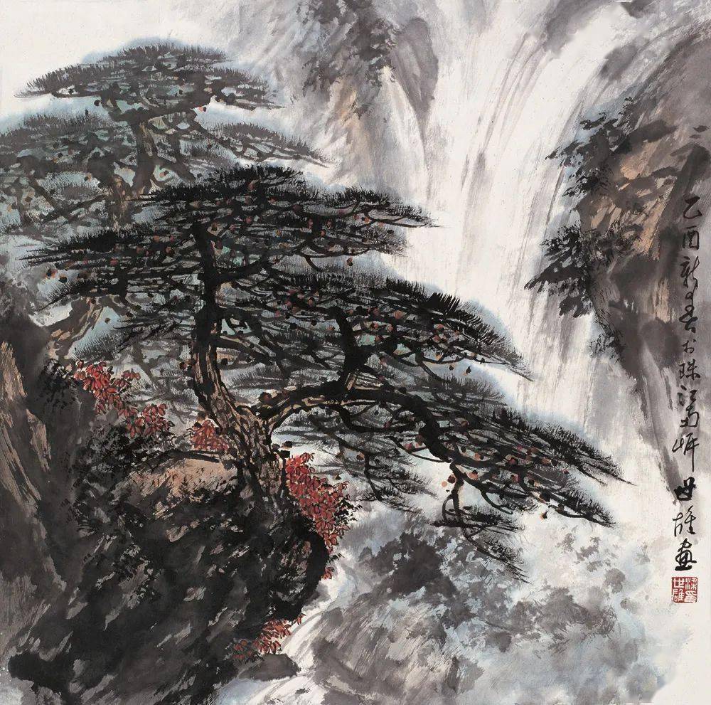 梁世雄山水画家不能靠相机写生