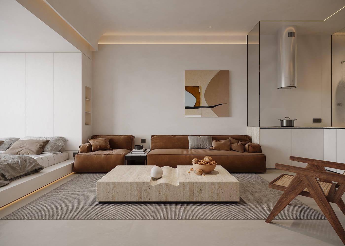 这套60㎡的房子,成了90后理想的住宅装修模板!一个人住好舒适