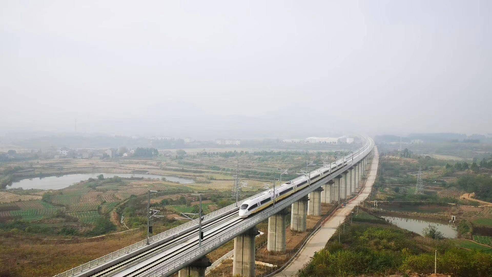 安九高铁图片