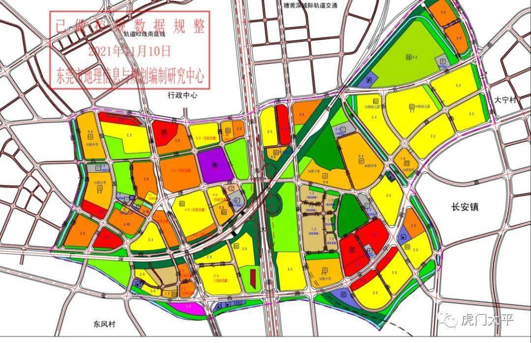 虎门拆迁规划图图片