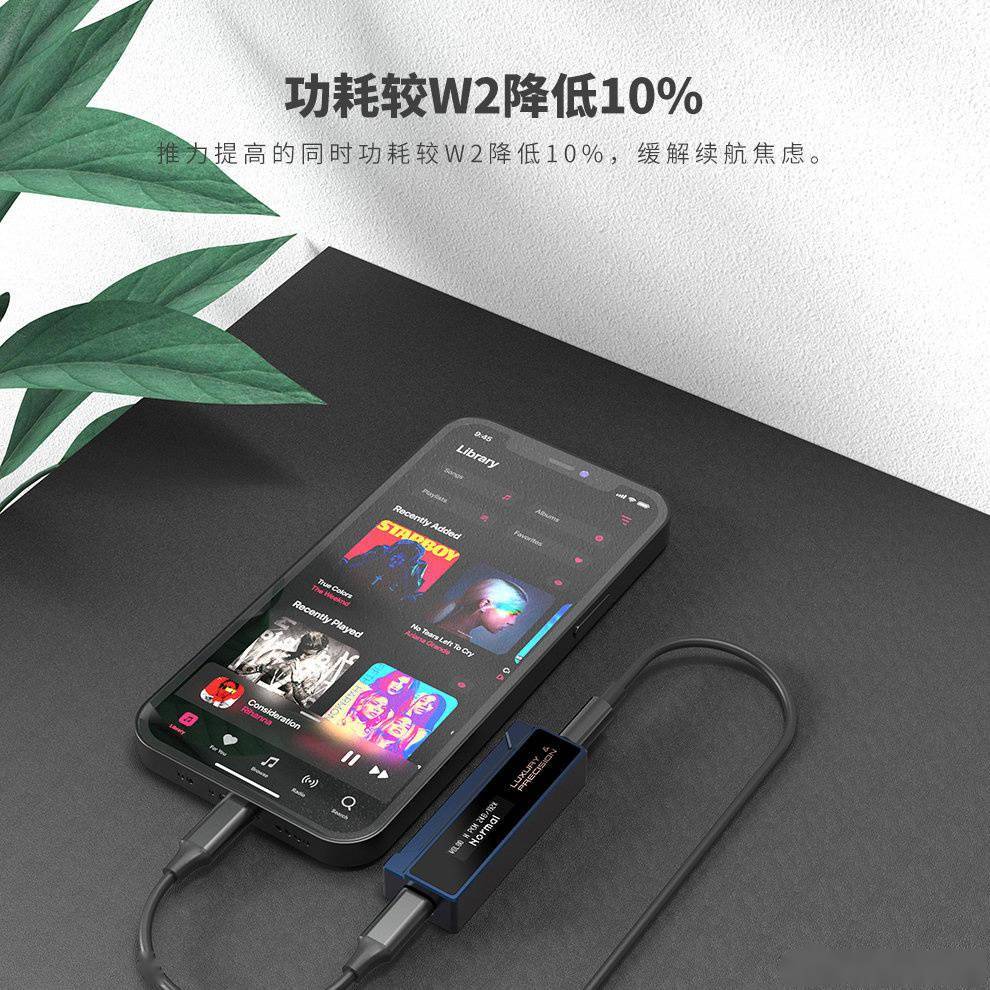 乐彼推出 W2-131 旗舰便携解码小尾巴：独立耳放/双接口，1980 元