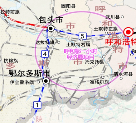 内蒙古9条高铁重点项目最新进展_线路
