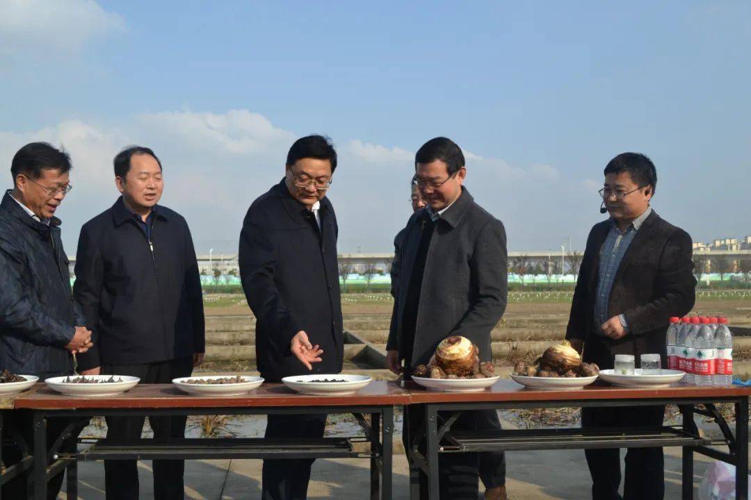 蒋爱祥调研农业种质资源保护利用和长江流域重点水域退捕禁捕情况