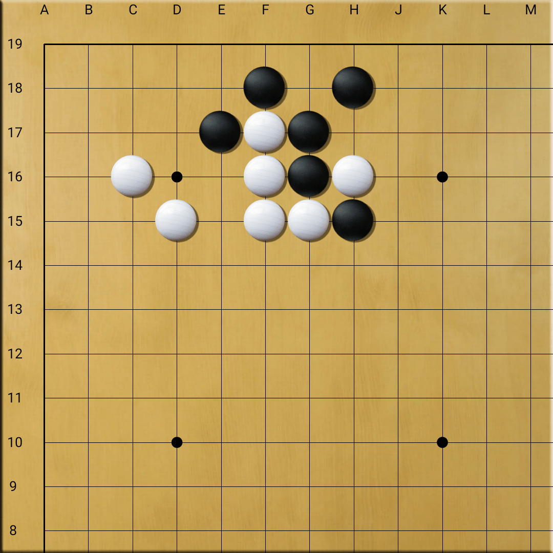 手筋练习189白先围棋手筋题11月23日