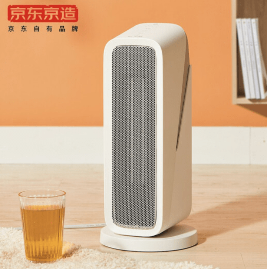 京东京造推出塔式摇头暖风机：1500W 功率，199 元