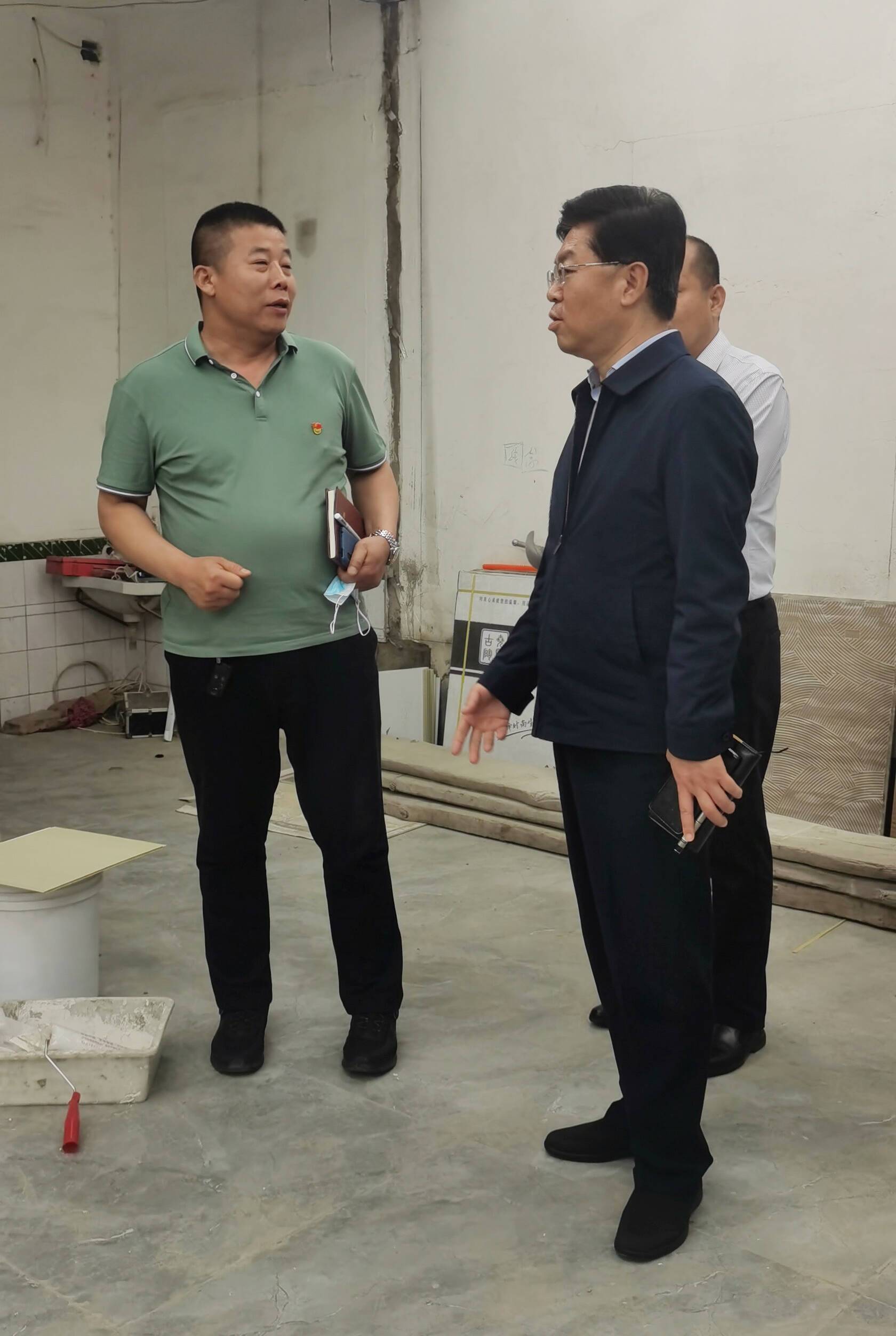 林恒到所联系的索镇李家村开展"我为群众办实事