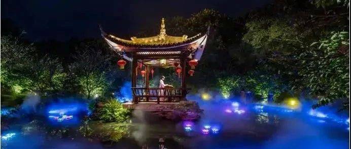 借初冬的夜,揽一池星河入梦_夜色_景致_大佛