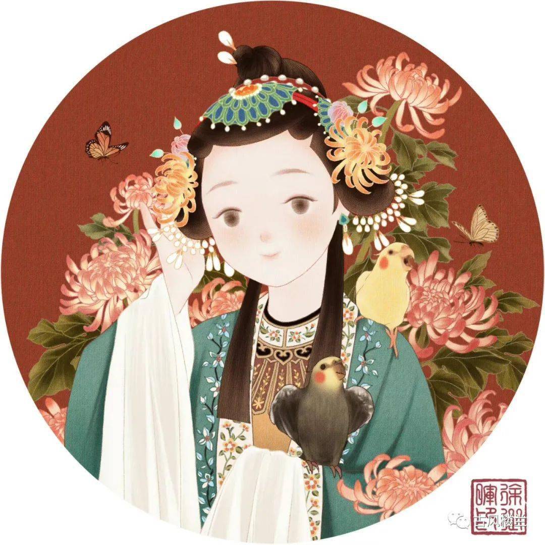 人物小像带你梦回逆风如解意容易莫摧残