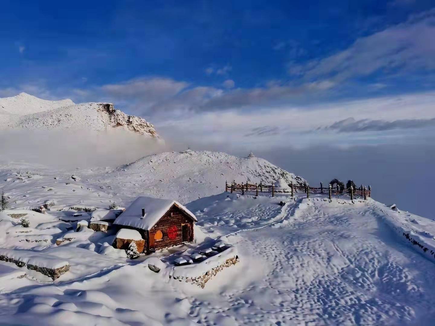 达古冰川冬季冰雪旅游季请收好