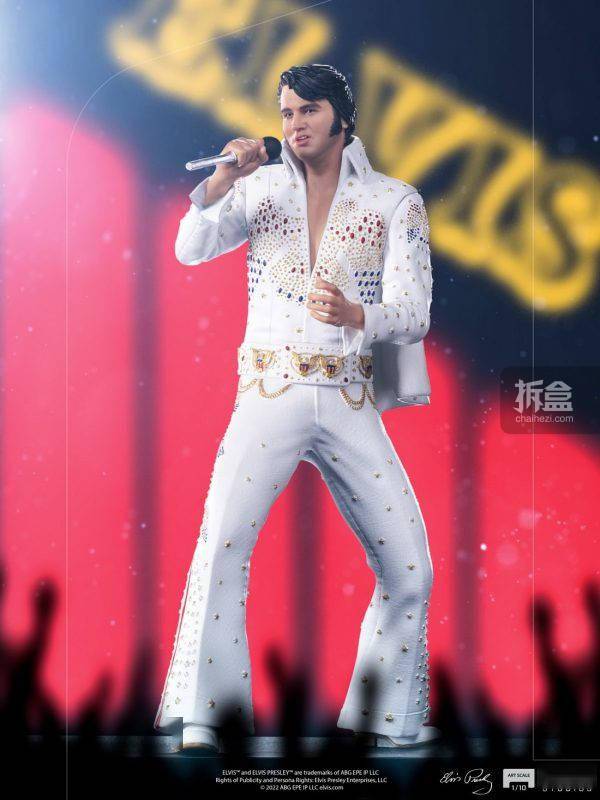 出货IRON STUDIOS 猫王ELVIS PRESLEY 埃尔维斯普雷斯利 1/10雕像