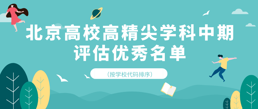 首都|19个优秀！北京高校高精尖学科建设中期考核评估结果出炉