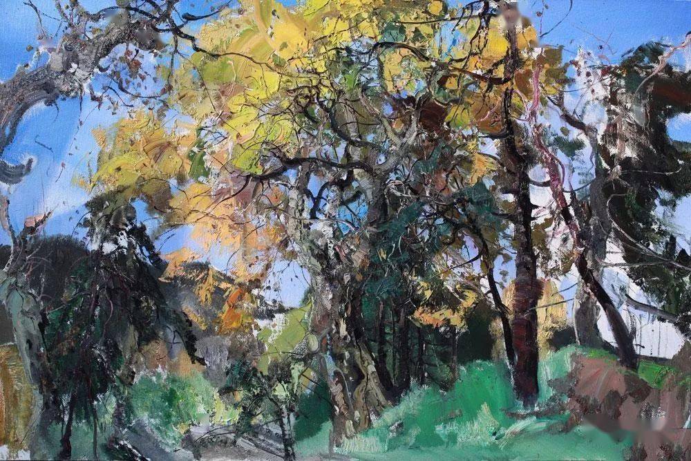 张延昭帽儿山风景作品