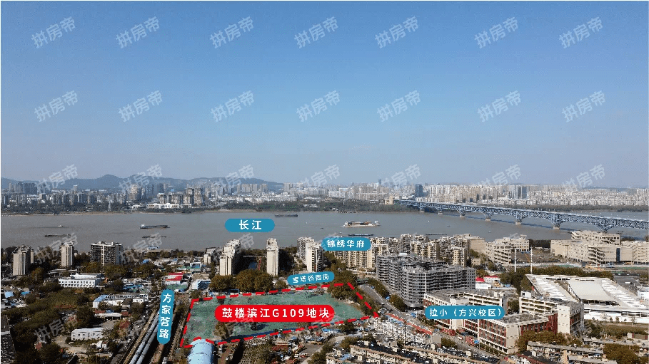 鼓楼滨江时隔将近一年终于又抠抠搜搜的挂了一幅地,地块离江望润府不