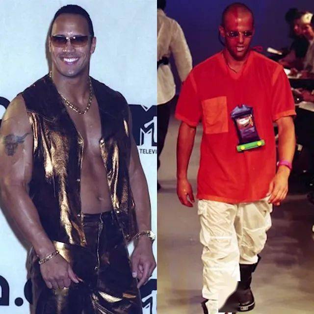 巨石强森vs杰森斯坦森9岁-45岁对比,引领无数人健身的硬汉