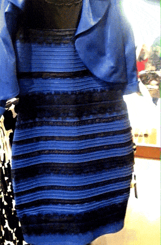 蓝黑色裙子色盲图图片