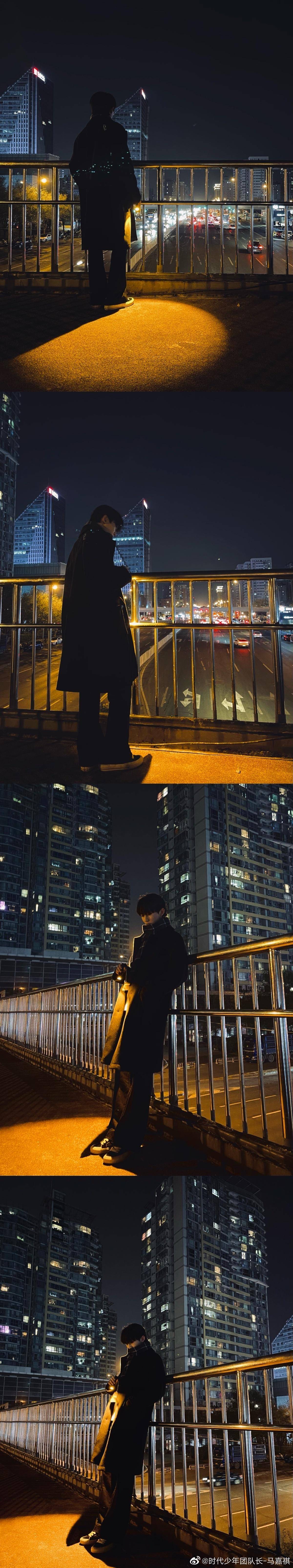 马嘉祺这组天桥大片帅到失语