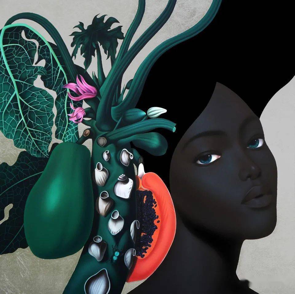 抽象唯美的创意插画设计艺术续