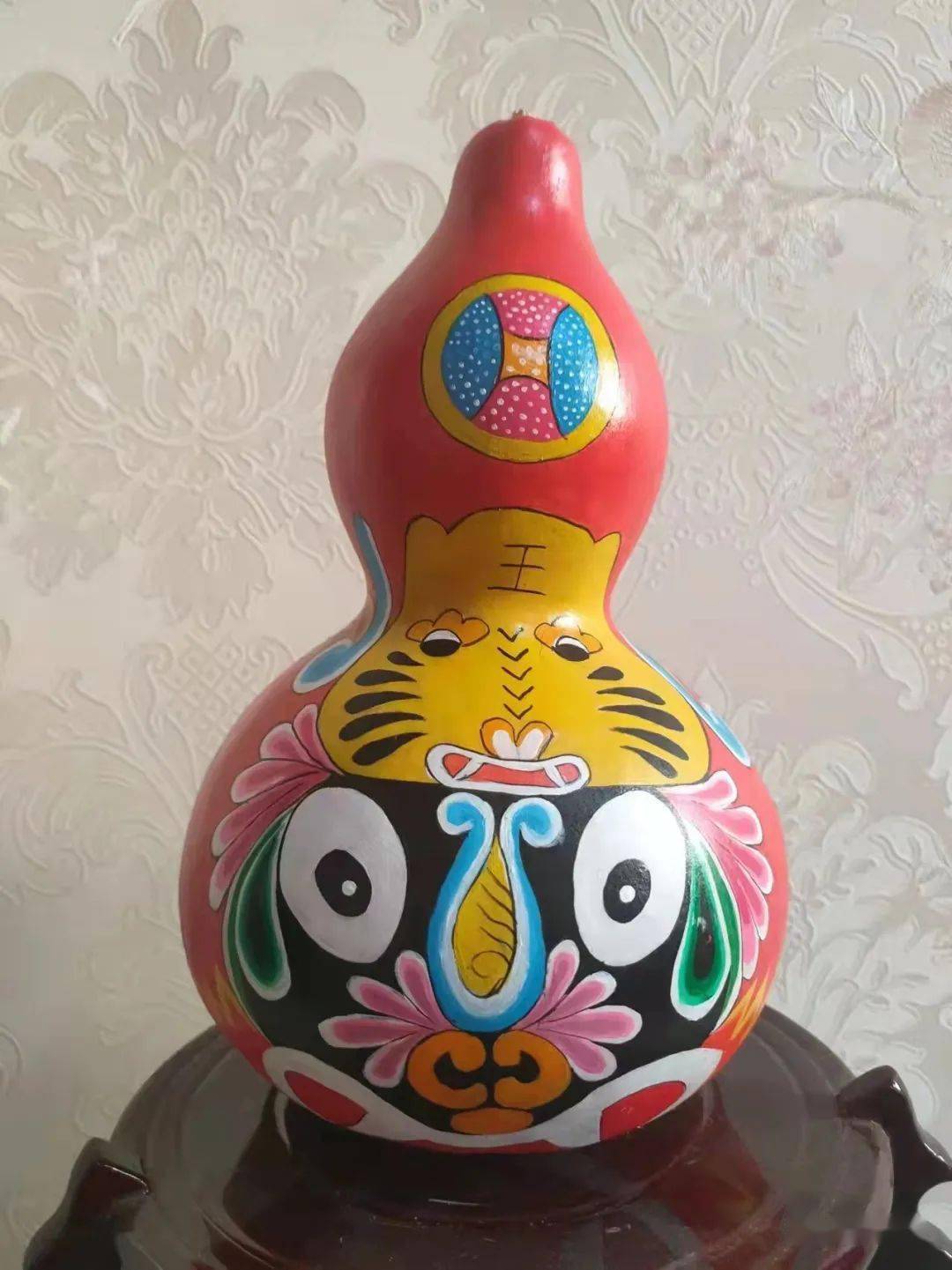 【小角楼杯非遗项目大赛作品展示】葫芦画 面具