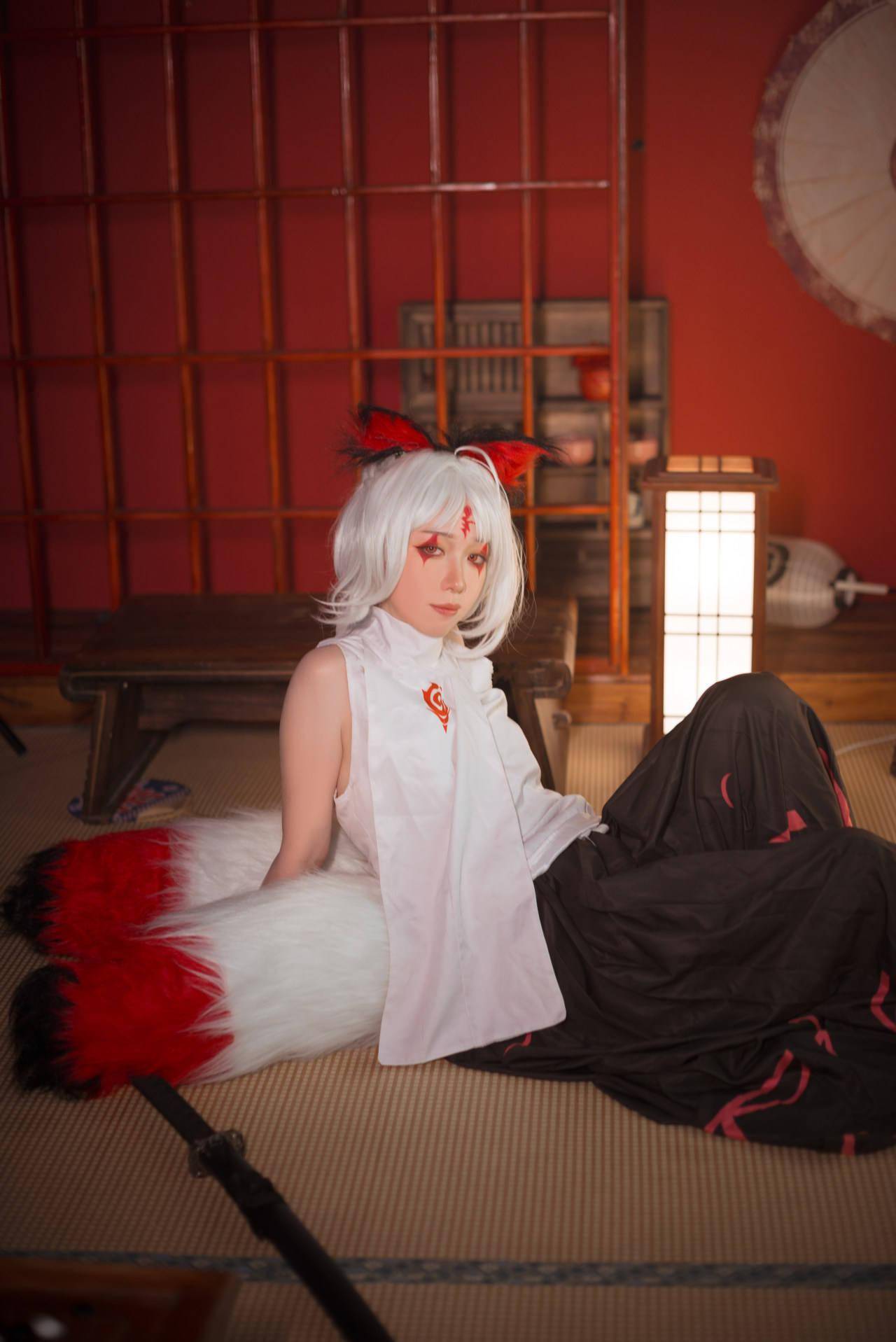 来源|《阴阳师》白藏主cosplay