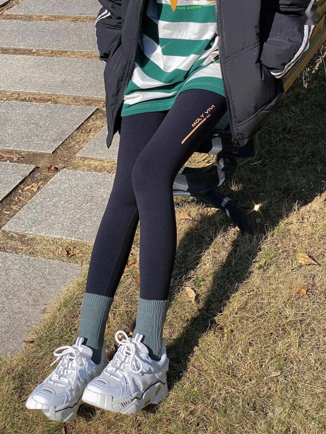 视觉 明星同款发热打底裤，上腿秒显瘦，健身教练都惊呆了！